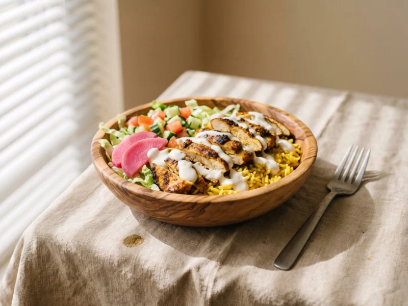 Chicken Shawarma Bowl — healthy meal delivered across the UAE by Zero Fat Meals