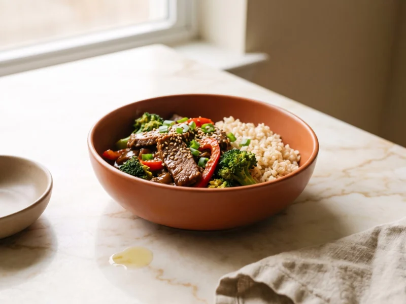 Beef & Broccoli Stir-Fry — healthy meal delivered across the UAE by Zero Fat Meals