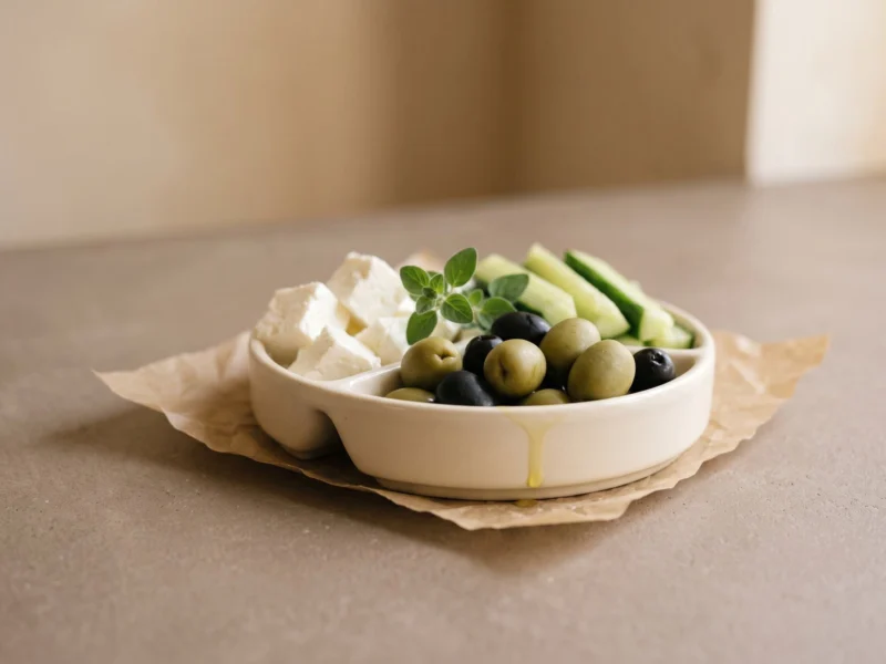 Olives, Cheese & Cucumber — healthy meal delivered across the UAE by Zero Fat Meals